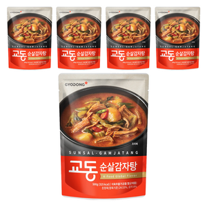 교동식품 교동 순살 감자탕, 500g, 5개