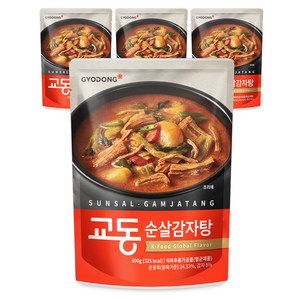 교동식품 교동 순살 감자탕, 500g, 4개