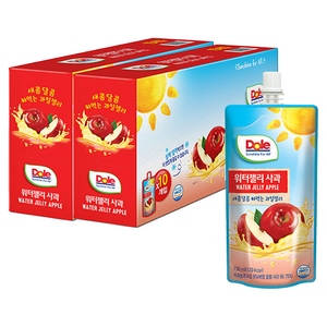 돌 워터젤리 사과 10개입, 130ml, 20개