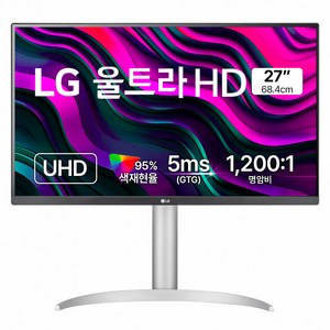 LG전자 4K UHD 울트라 모니터, 68.4cm, 27UP850N