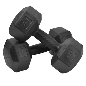 코멧 스포츠 육각 덤벨 아령 블랙