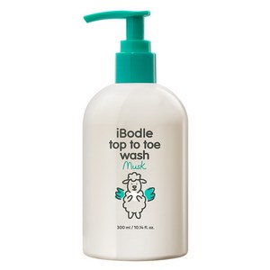 아이보들 유아용 탑투토 올인원워시 머스크, 300ml, 1개
