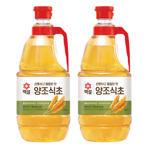 백설 양조식초, 1.8L, 2개