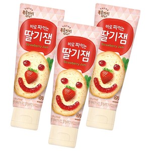 복음자리 바로 짜먹는 딸기잼, 100g, 3개