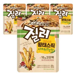 질러 크리스피 황태스틱 스위트청양간장, 25g, 4개