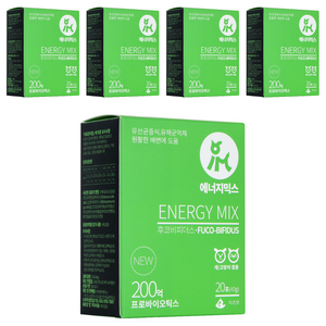 아이앤지메딕스 반려동물 에너지믹스 영양제, 40g, 장건강/유산균, 5개