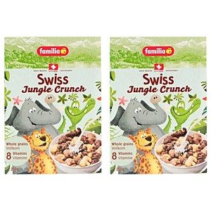 패밀리아 정글 크런치 시리얼, 250g, 2개