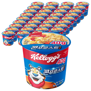 켈로그 콘푸로스트 컵 시리얼, 30g, 36개