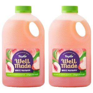 테일러 웰메이드 복숭아 농축액, 1.8kg, 2개