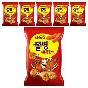 쫄병스낵 매콤한맛, 82g, 6개