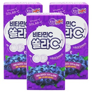 고려은단 쏠라C 정 블루베리맛, 80정, 3개