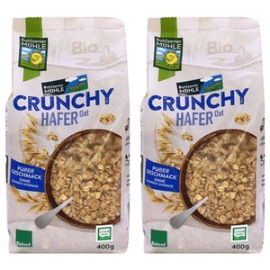볼제너뮬러 유기농 오트 크런치, 400g, 2개