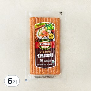 롯데햄 의성마늘 김밥속햄, 200g, 6개