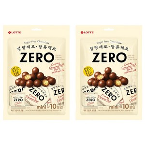 롯데제로 크런치 초코볼, 140g, 2개