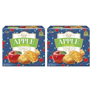 청우식품 그랑쉘 사과, 195g, 2개