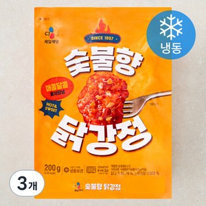 CJ제일제당 숯불향 닭강정 (냉동), 200g, 3개