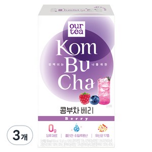 쟈뎅 아워티 콤부차 베리, 5g, 10개입, 3개