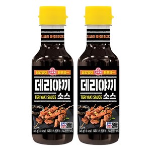 오뚜기 데리야끼 소스, 345g, 2개
