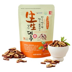 생생대추 국산 대추칩 슬라이스, 40g, 1개