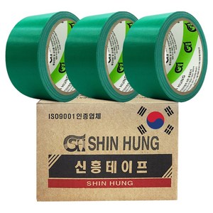 신흥테이프 라바 청면테이프 48mm X 15M, 3개
