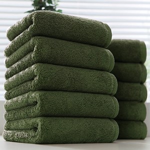 코튼클라우드 호텔 수건 200g 40수 코마사, 딥그린, 10개
