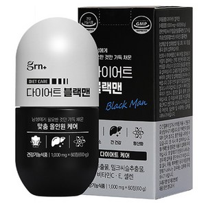 GRN 다이어트 블랙맨 60g, 60정, 1개