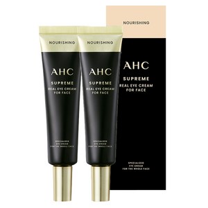 AHC 슈프림 리얼 아이크림 포 페이스, 30ml, 2개