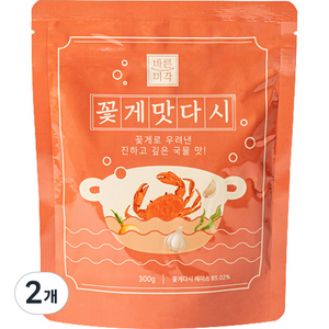 바른미각 꽃게맛다시, 300g, 2개