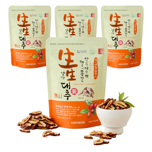 생생대추 국산 대추칩 슬라이스, 40g, 4개