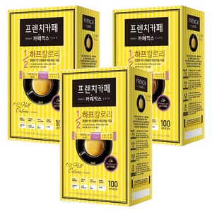 프렌치카페 카페믹스 1/2칼로리, 100개입, 9.05g, 3개