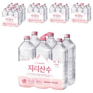아워홈 지리산수 무라벨, 2L, 36개