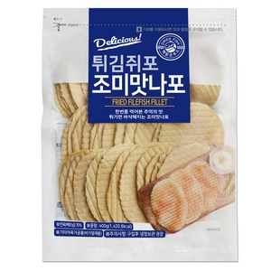 해맑은푸드 맛나포 튀김쥐포, 400g, 1개