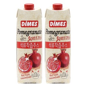디메스 석류 착즙 주스, 1L, 2개