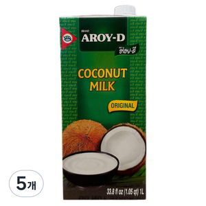 아로이디 코코넛 밀크, 1L, 5개