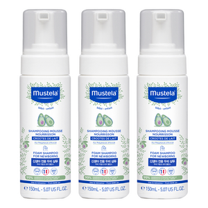 무스텔라 폼 포 뉴 본 유아샴푸, 150ml, 3개