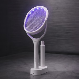 HanilElectric LED 회전형 길이조절 시그니처 전기모기채 V3