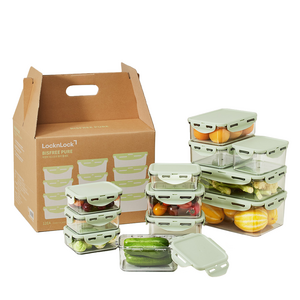 락앤락 비스프리 퓨어 풀세트 12p 라이트그린