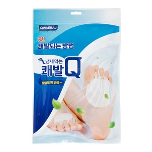쾌발 Q 냄새먹는 풋케어 패드, 60매입, 2개