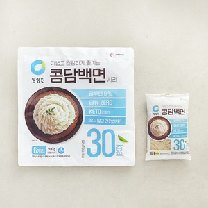 청정원 콩담백면 6개입, 900g, 1개