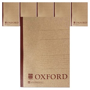 OXFORD 크라프트 잘펴지는 노트 A4 50매, 6개
