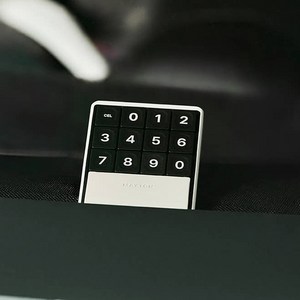 메이튼 차량용 대쉬보드 안심번호 노드N 주차번호판, 화이트, 1개