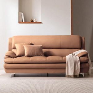 삼익가구 에클레르 프리미엄 3인용 가죽 소파 + 쿠션 방문설치