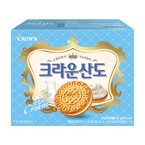 크라운산도 크림, 161g, 1개
