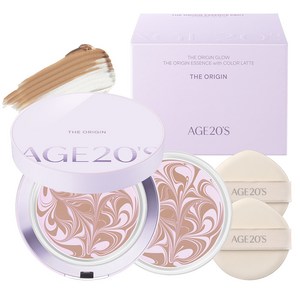 에이지투웨니스 디오리진 에센스 팩트 본품 12.5g + 리필 12.5g, 23호라벤더라떼, 1개