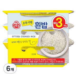 오뚜기 맛있는 오뚜기밥, 210g, 6개