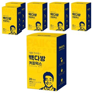 빽다방 커피믹스, 12g, 20개입, 6개