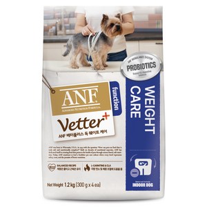ANF 베터플러스 독 기능성 사료, 다이어트+장건강, 1.2kg, 1개