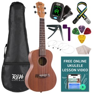레브악기 입문용 우쿨렐레 RU3C, 콘서트, 1개