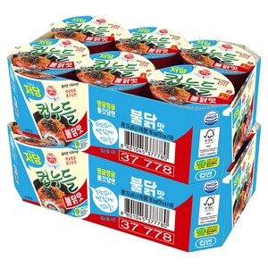 컵누들 불닭맛 42g, 12개
