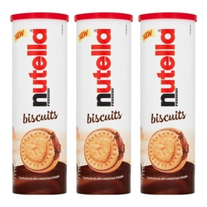 누텔라 비스킷, 166g, 3개
